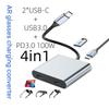 USB C To Double AR Glasses Adapter With Fast Charging And USB 3.0 Data Transfer For Gaming Consoles Laptops
