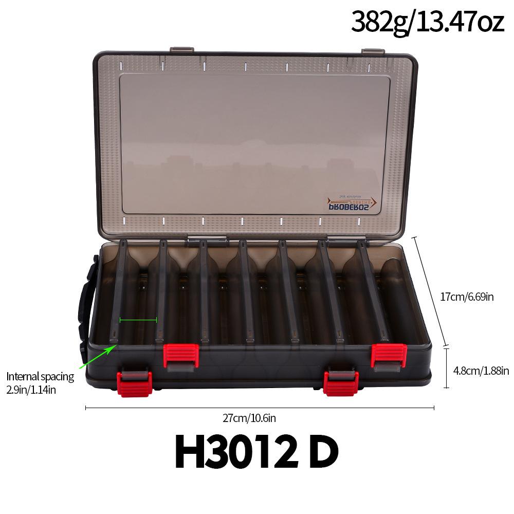 Double Lure Box Fishing Storage Box Portable Bait Fake Bait Accessory Box Mino Pencil Lure Bait Plastic Box