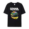 2026 Neuer Kreativer Spaß Elton Senna Helm Grafikdruck Hohe Qualität Herren Damen Kurzarm Freizeitkleidung Y2K Gothic Baumwolle Übergroße T-Shirts