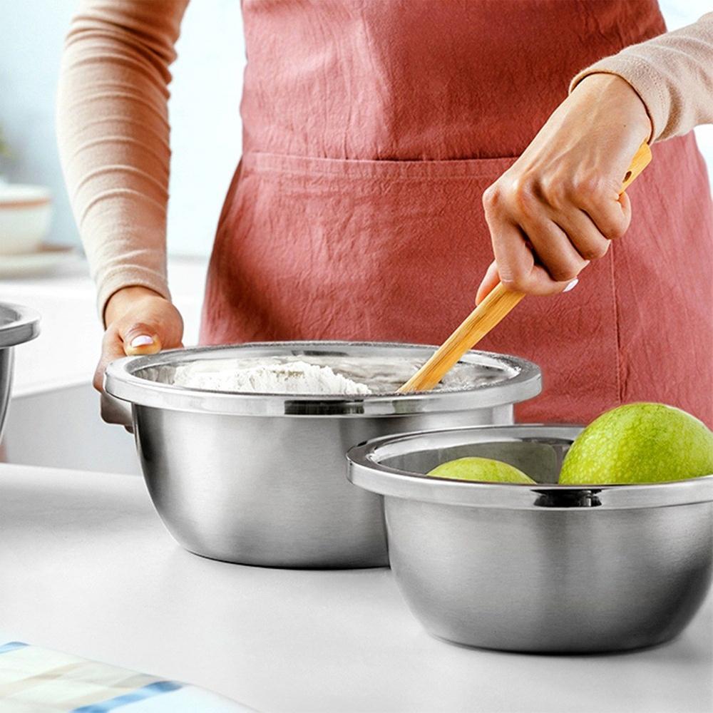 Thermal Steel Kitchen Bowl for Serving Dishes and Salads 20 Cm 1.5 L