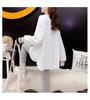 2026 New Style Women's Plus Velvet Long-Sleeve Mid-Length Hip-Covering T-shirt for Autumn/Winter