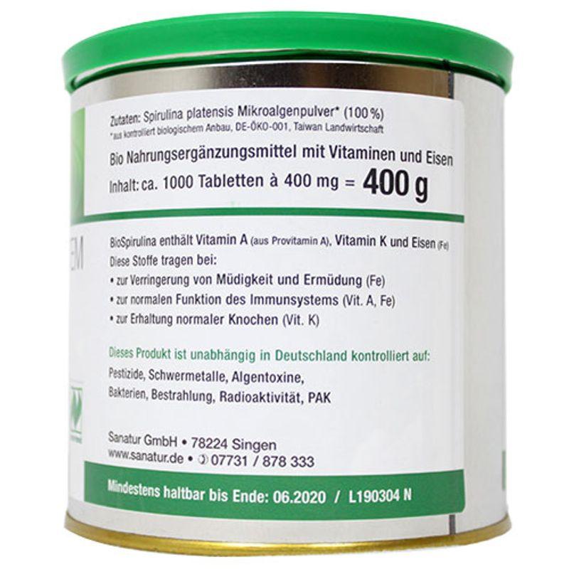 Sanatur Spirulina 1000 Tablets