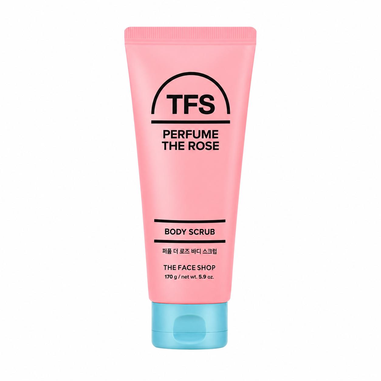 

THE FACE SHOP Perfume The Rose Body Scrub 170g – Exfoliating Rose Body Polish for Smooth & Soft Skin