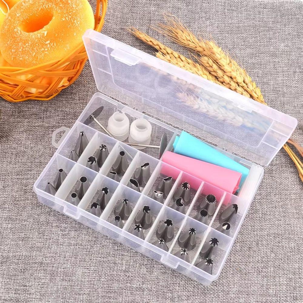 38Pcs/Set Creative Cake Decorating Nozzles Set DIY Decorating Piping Tip  Kitchen Gadgets