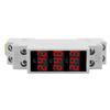Din Rail Mount Three Phase Voltage Meter AC 80-500V Modular Voltage Meter LED Digital Display BV-3R
