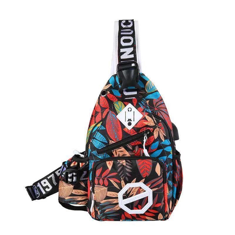 Повседневный небольшой рюкзак через плечосумка на плечо модная нагрудная сумка многофункциональная поясная сумка для пары сумка на плечо разноцветный 1537₽