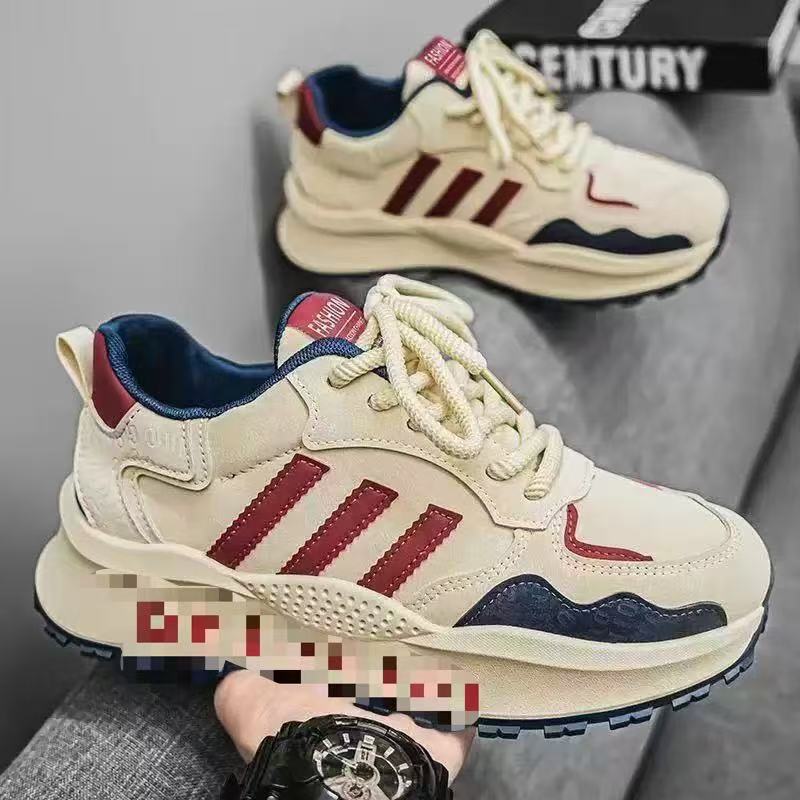 Spring New Men's Shoes Fashion Versatile Shoes Men's Comfortable and Lightweight Low-top Dad Shoes Men