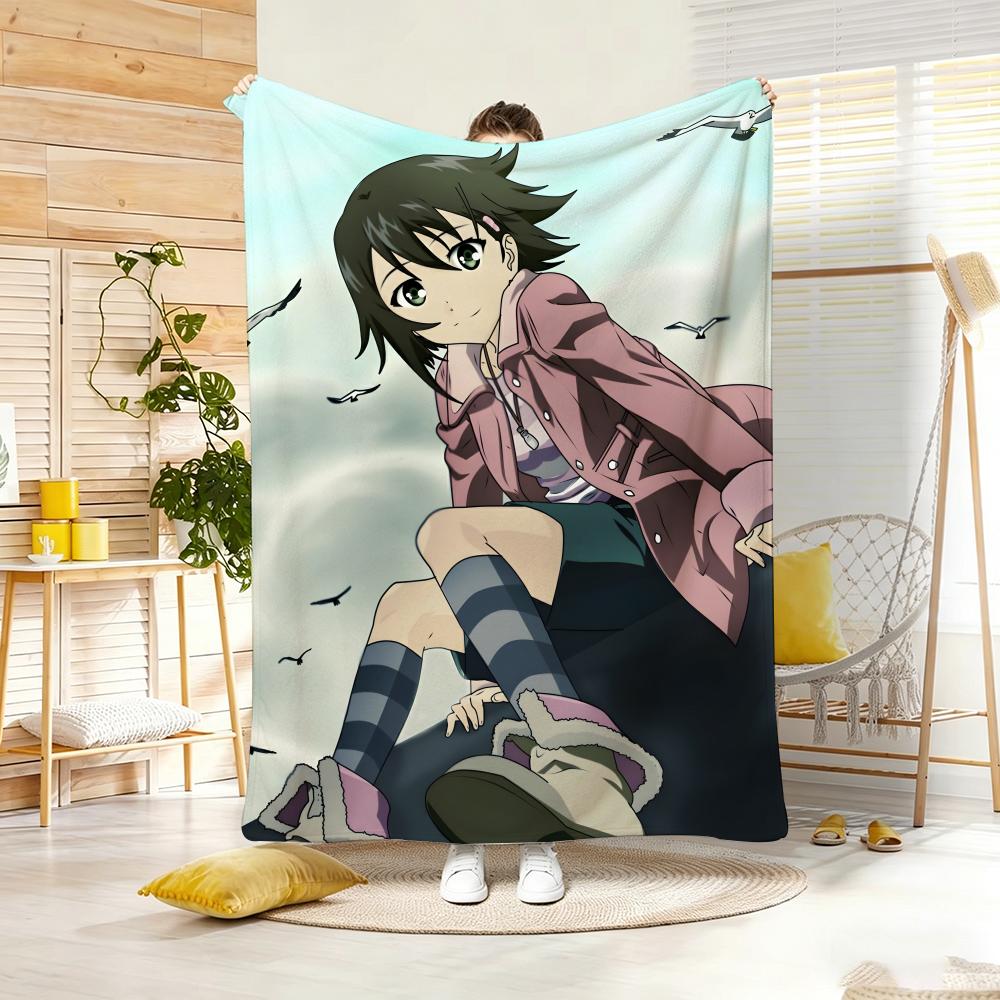 Anime T-TrueS Tears Throw Soft Warm Throw Blanket for Bedroom Living Room Bed Travel Camping Picnic Gift