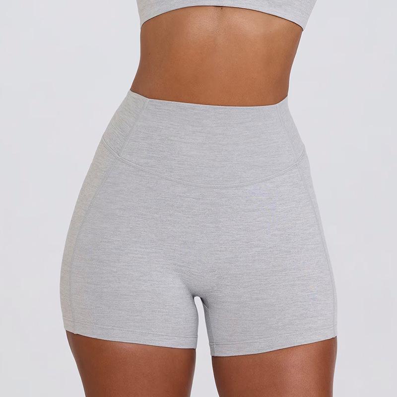 Peach buttocks belly tight yoga pants women's outer wear running sports quick-drying fitness pants three-point shorts