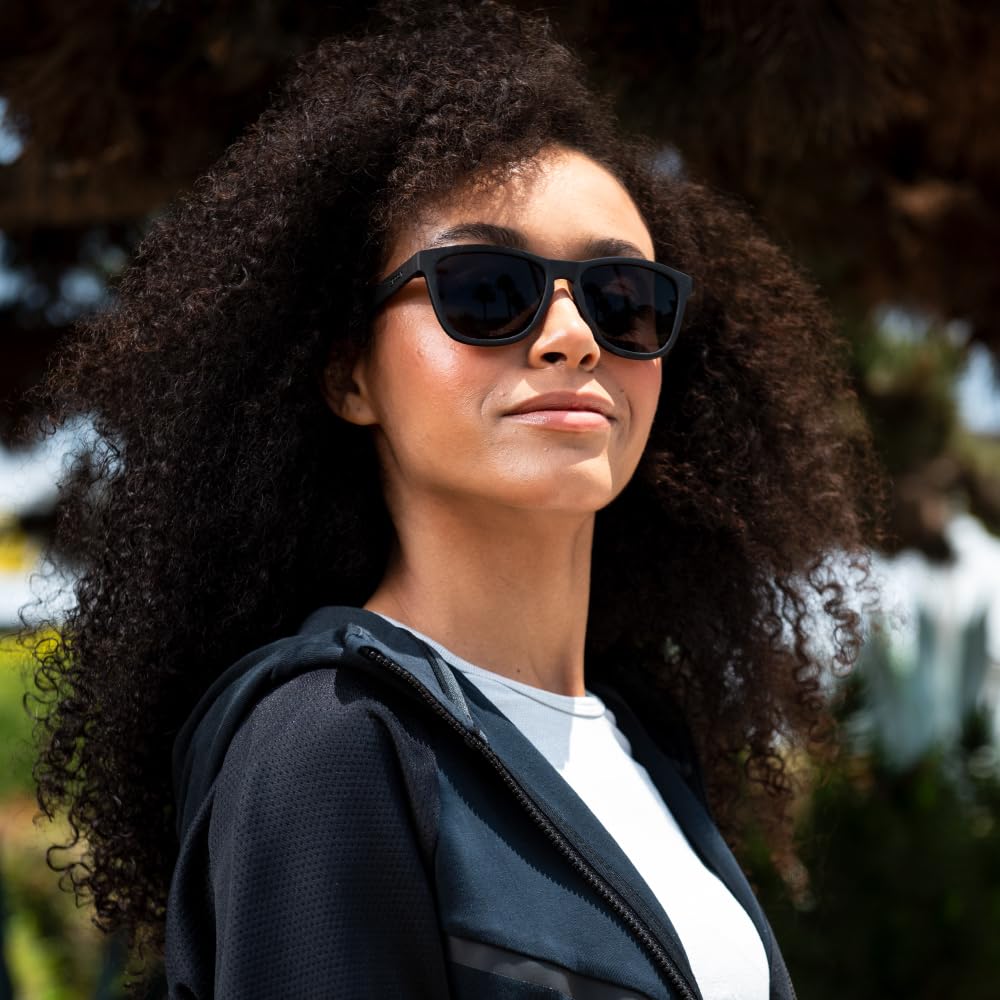 Goodr OG Series UV Stays In Mirrored for Men and Perfect for Mountain and Outdoor Activities Sunglasses, Lightweight, Polarized, Protection, Place,