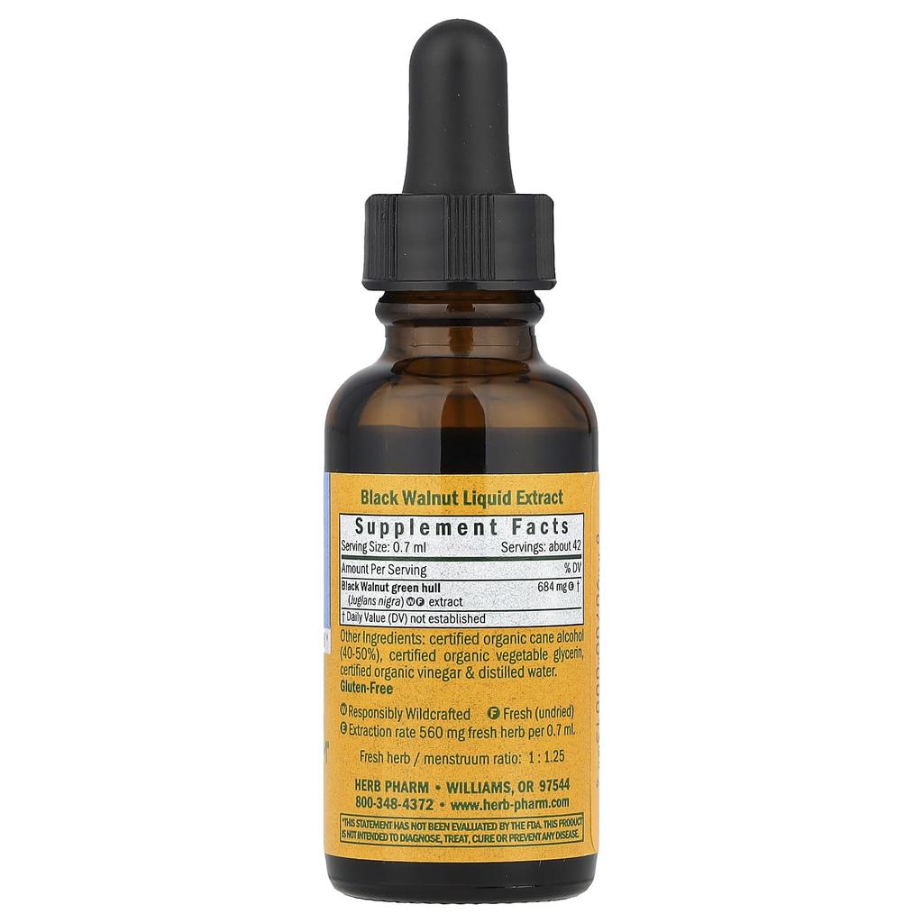 Black Walnut, 30 mL (1 Fl Oz) (684 Mg Per Serving)