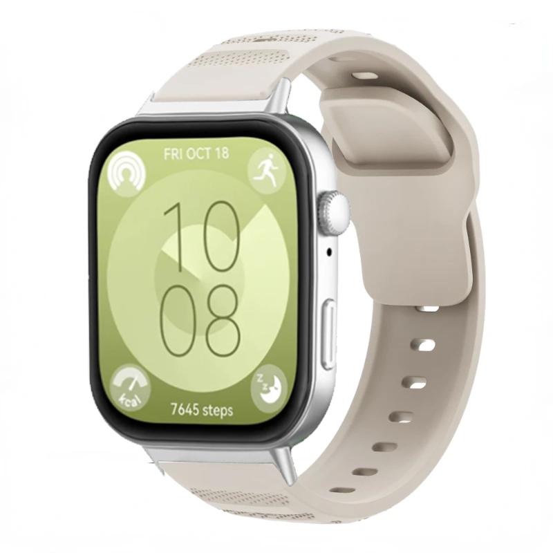Silicone Strap For Huawei Watch Fit 3 Smartwatch Soft Breathable Bracelet Wristband for Huawei Watch Fit 3 Replacement Correa