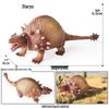 Children's Dinosaur Toy Set: King Kong, Tyrannosaurus Rex, Aurochs, Pachycephalosaurus, Spinosaurus, Therizinosaurus Model.
