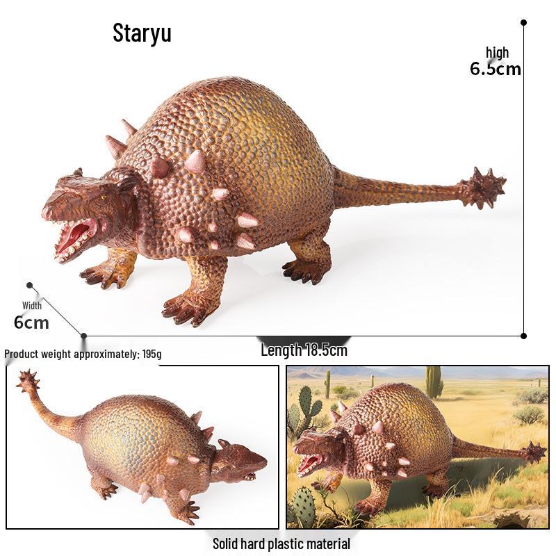 Children's Dinosaur Toy Set: King Kong, Tyrannosaurus Rex, Aurochs, Pachycephalosaurus, Spinosaurus, Therizinosaurus Model.