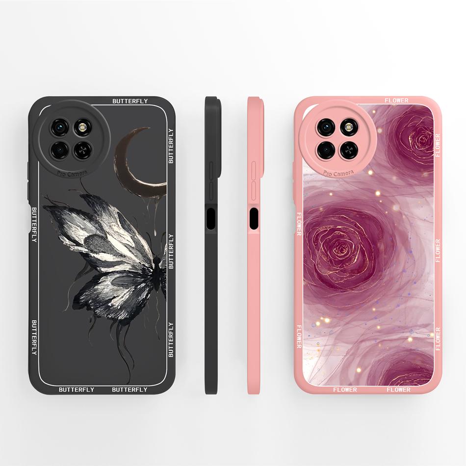 För itel S23 Plus Telefonfodral Sött Kreativt Fullt Skydd Funda För itel S 23 Plus Mjukt Flytande Silikon Lättviktigt Skal Capa