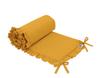 Universal Bumper with Ruffles for a Baby Cot - Mustard