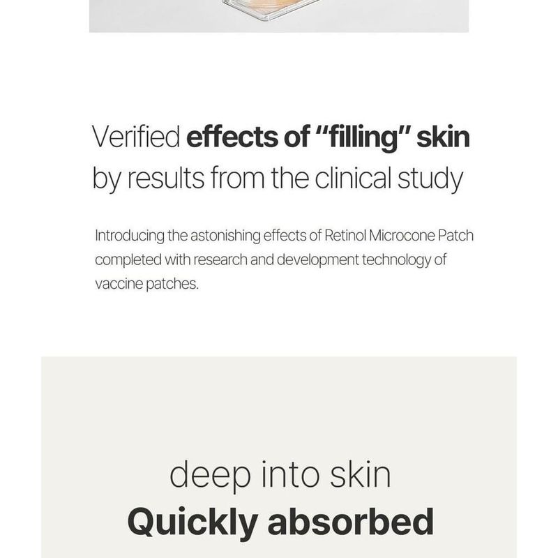 Acropass Retinol Mikro Konili Yama İnce Tip