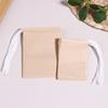 100Pcs Natural Filter Paper Tea Bag Empty Drawstring Biodegradable Wood Pulp Teabags For Loose Leaf Tea Steeping