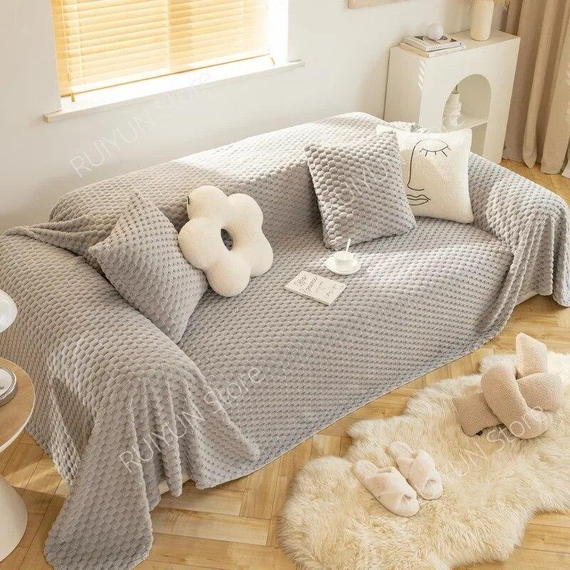 Winter Warme Weiche Sofa Handtuch Decke Plüsch Sofa Abdeckung Anti-schmutzig Couch Abdeckung Schonbezug Hund Haustier Sofa Handtuch Decke Schutz