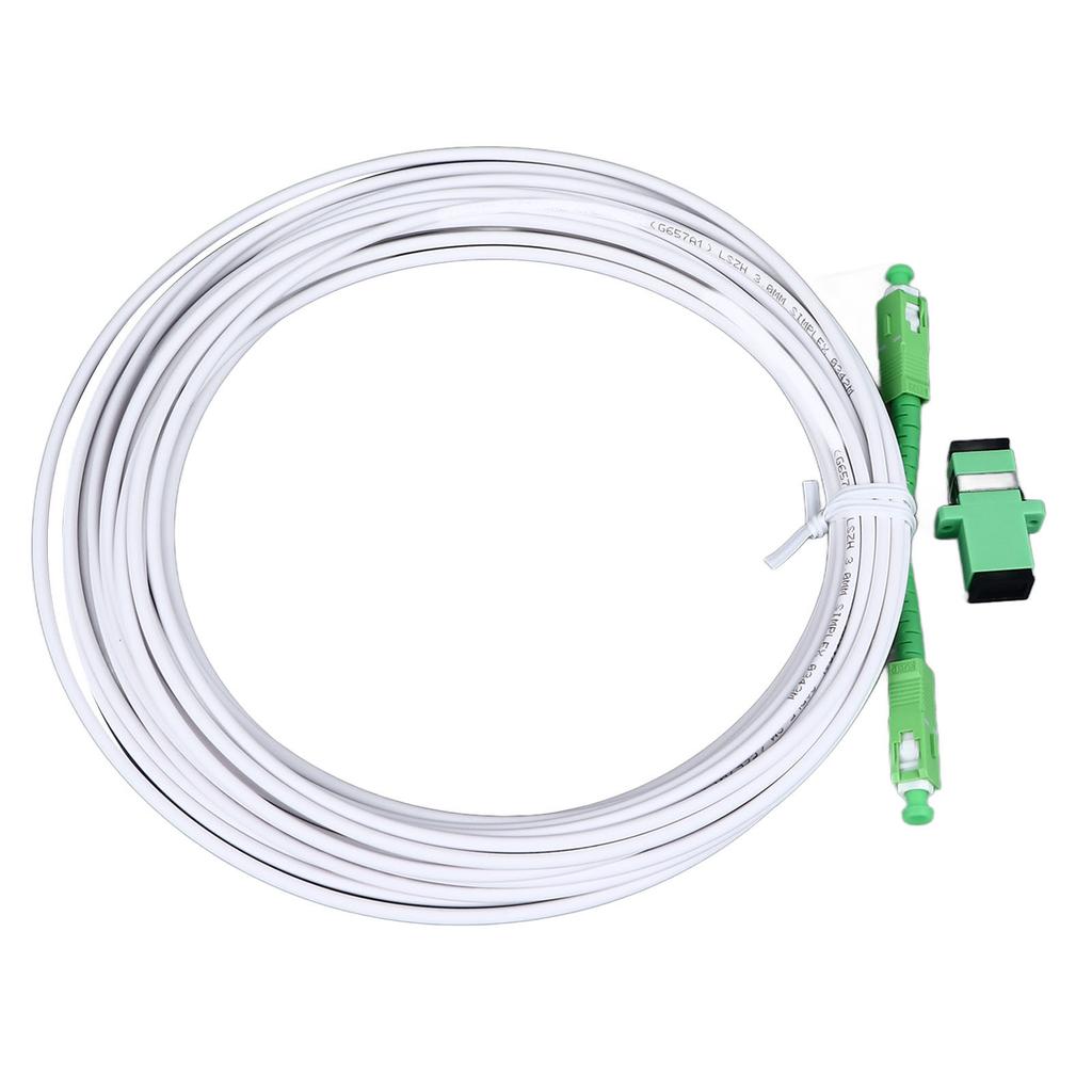 Set Cablu Extensie Modem Optic Cablu de Patch SC Monomod Blindat cu Conector cu Flanșă pentru FTTH