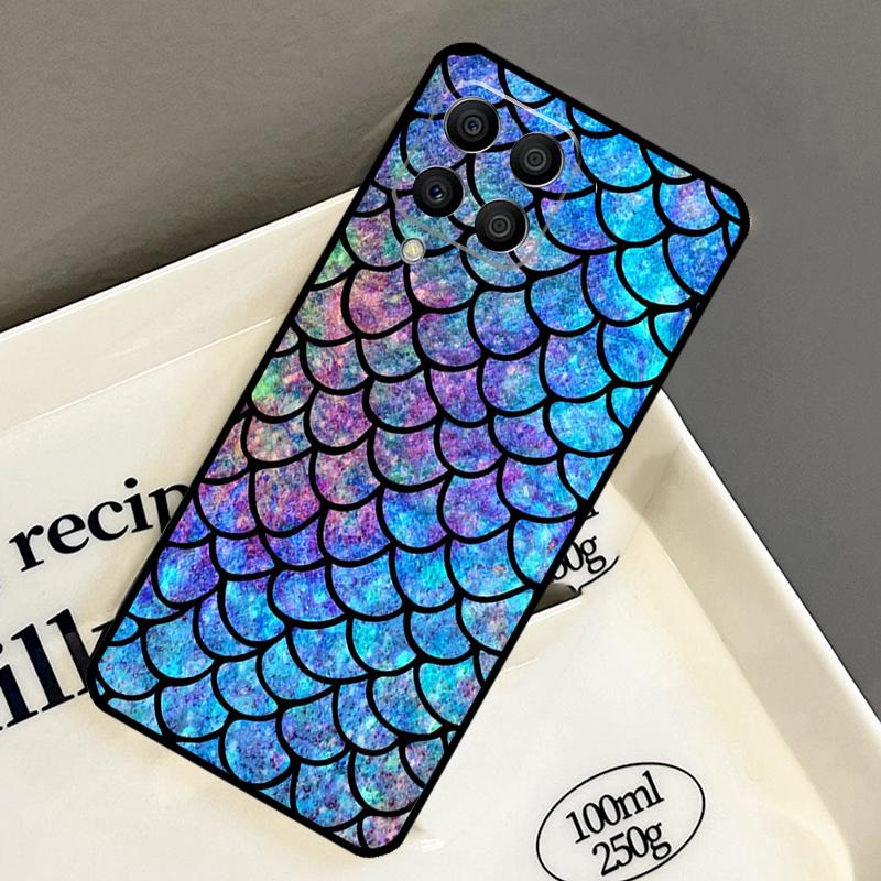 Mermaid Tail Scale Case For Samsung Galaxy M21 M31 M14 M34 M54 M33 M16 M36 M56 M53 M13 M12 M32 M52 M15 M55 M35