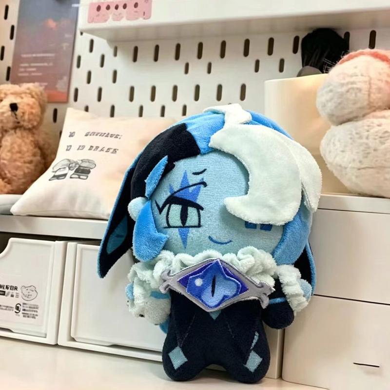 Latest 10cm Cosplay Game Cookie Run Kingdom Character Shadow Milk Cookie Plush Toys Cute Cartoon Anime Bag Keychain Plushie Doll