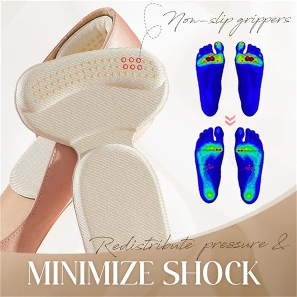 2 Pair Heels Cushioning Pads Invisible Heel Grips for Women s Shoes Heel Protectors Heel Grips Sponge Heel Cushion Pads