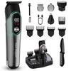 Cross-Border 5-in-1 Digital Hair Clipper Set: Electric, Adjustable, Multi-Function Shaver with Carving Feature