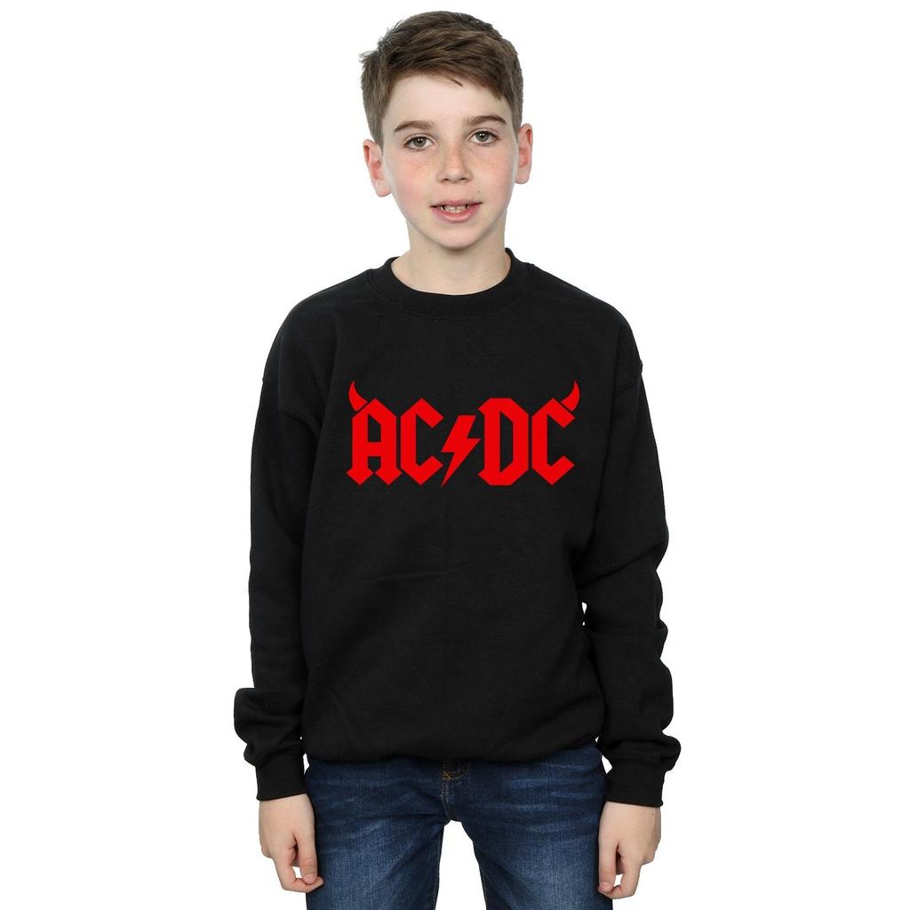 AC/DC Chłopięca bluza z logo Rogi