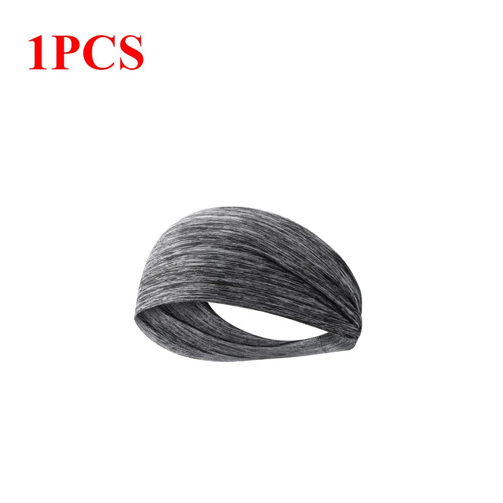 1-6PCS Elastic Sports Headband Men Women Fitness Yoga Gym Head Band Anti-slip Breathable Hair Sweatband for Outdoor Running