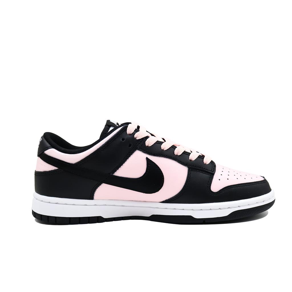 Nike Dunk Sweetheart Leather Cushioning, Wear Resistant Low top Skateboard Shoes Unisex Black Pink DD1391-100(Team271-)