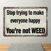 Vintage Funny Tin Sign 8x12 Wall Art for Bar, Cafe, Garage & Man Cave Decor