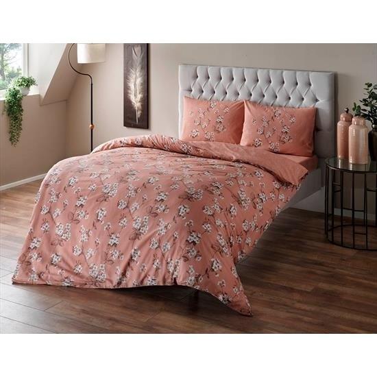 

Tac Bamboo Cotton Duvet Cover Set Collins Salmon Double