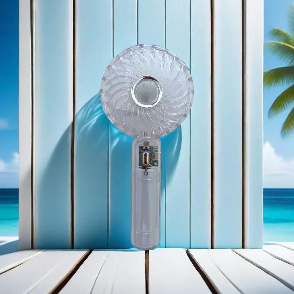 

Portable Handheld Fan, Rechargeable Folding Travel Fan, Pocket Fan, Desktop Fan Suitable for Outdoor Travel Beach Summer Cooling белый