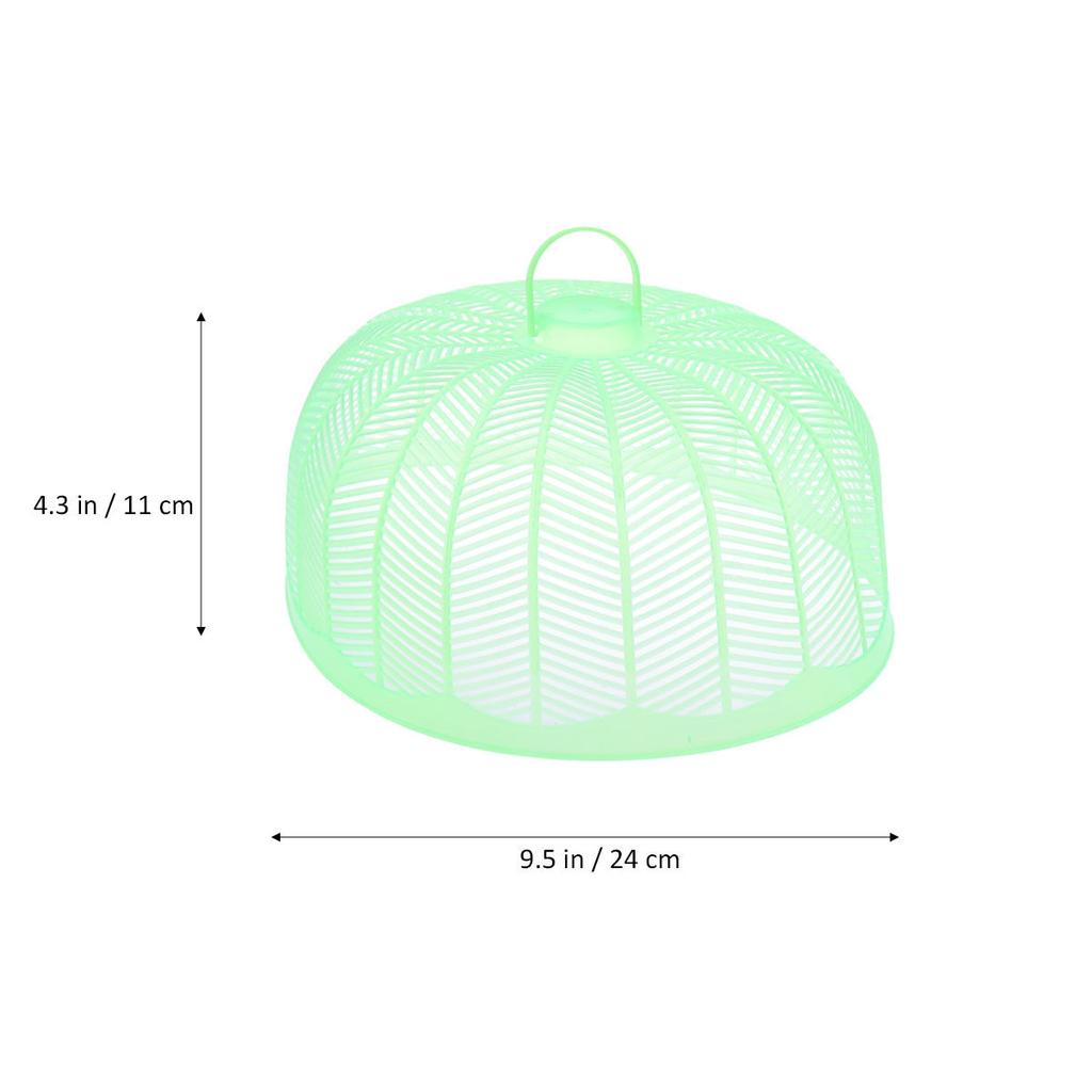 Umbrella Shape Food Cover Plastic Kitchen Covers Barbecue Picnic Party Fly Proof Dish Cover Travel Camping Pool Easy Clean