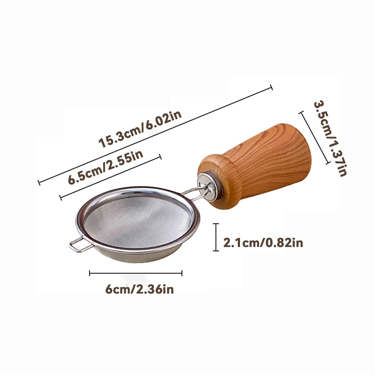 

WORTHBUY Ситечки для чая из нержавеющей стали 304 со стоящей пластиковой ручкой, фильтр для рассыпного чая, мелкая сетка, заварник для чая, кухонный инструмент