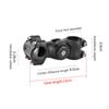 Bike Stem Riser Adjustable Heightened Bicycle Handle Bar Extension Handlebar Expander for