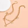 Necklace Popular European and American Jewelry Niche High-end Necklace Light Luxury Butterfly Pendant Double-layer Collarbone Chain