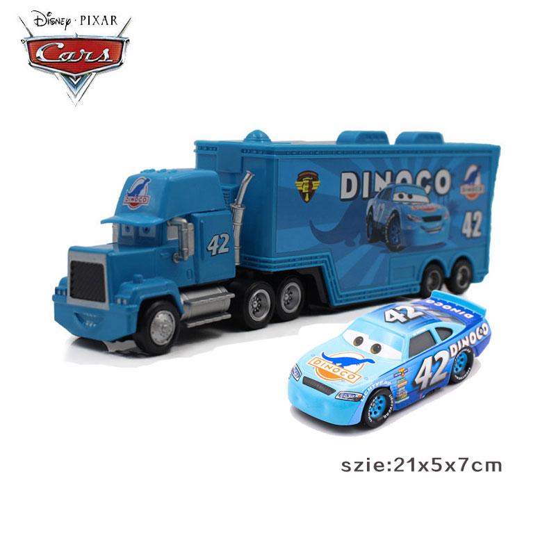 Disney Pixar Cars 3 2 Lightning McQueen The-king Chick Hicks mack Onkel Feuerwehrauto Legierung Druckguss Spielzeugauto Kindergeschenk Jungenspielzeug