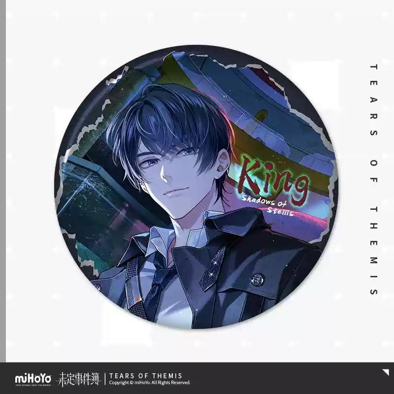 

Sunsyea Tears of Themis Official Merch miHoYo Original WMYJH Series Badge Colored Paper Raven Libra Adjudicator King