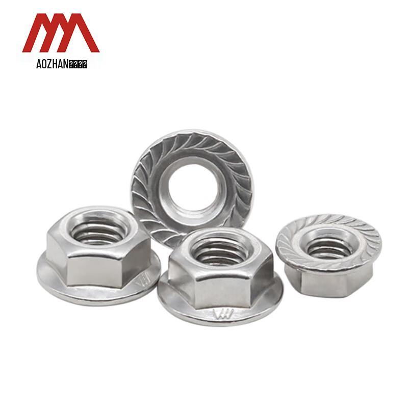304 Stainless Steel Hex Flange Nut DIN6923