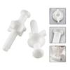 Toilet Seat Hinge Toilet Screws Toilet Nuts Toilet Bolt For Toilet Plastic White For Seat Hinge Bolt Screw Kit