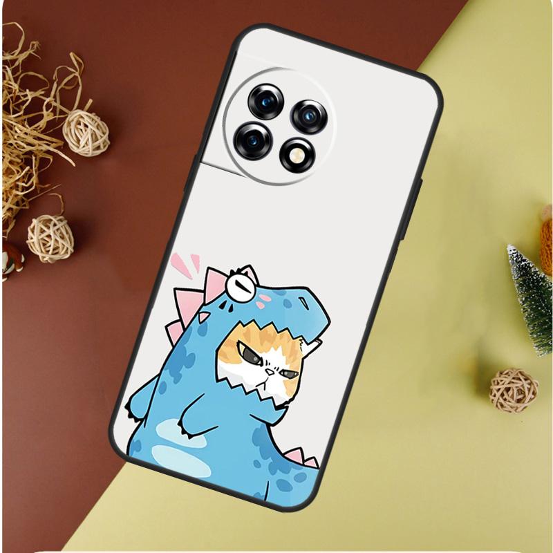 Couple Matching Cute Dinosaur For OnePlus 13 12 11 12R 13R 9 10 Pro 8T 9RT 10T 10R Nord 4 CE 2 3 Lite N20 N30 Phone Case