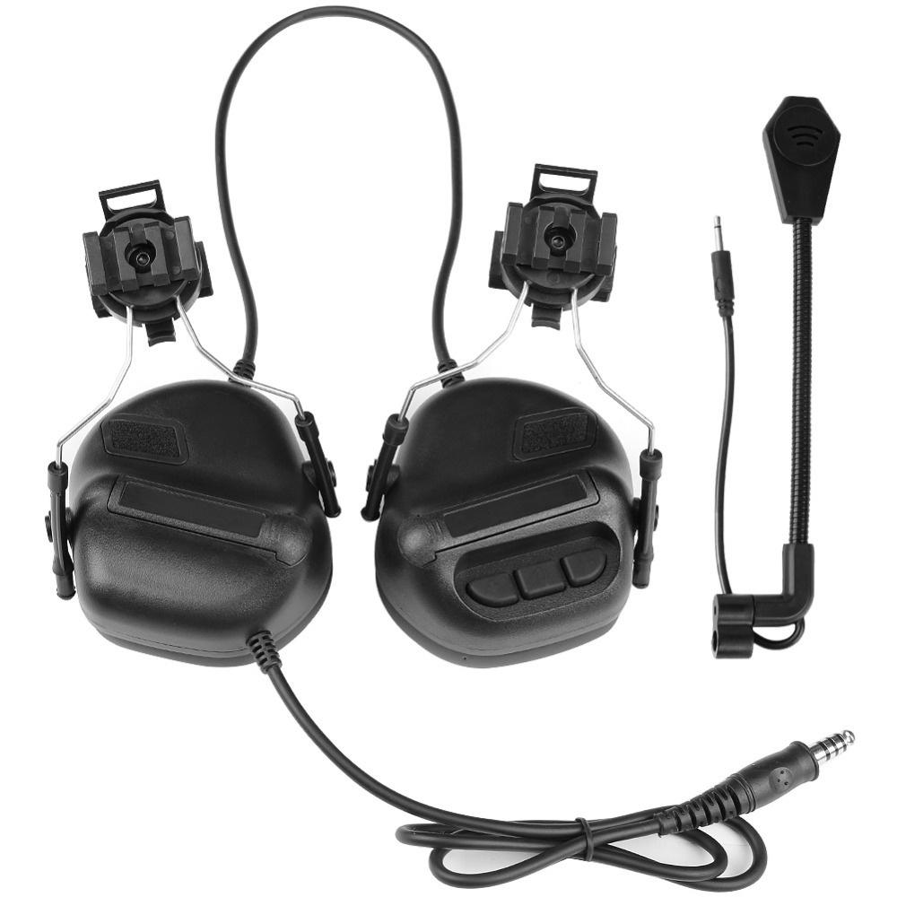 Supporto Per Auricolari Tattico Per Caschi Softair: Adattatore Rotazione 360° Per Binario 19-21 Mm