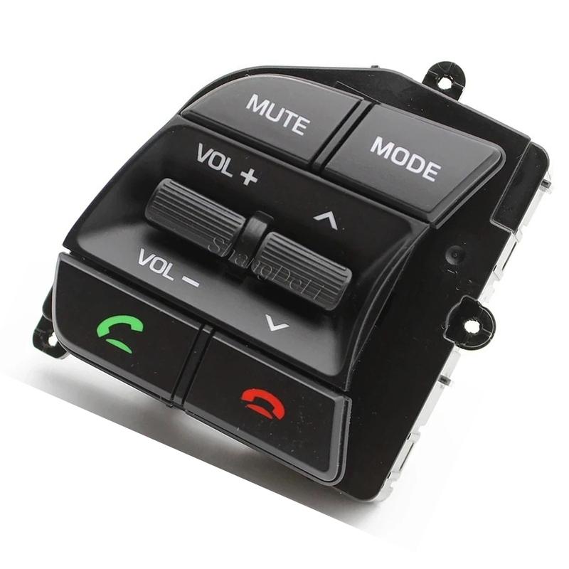 1PC Car Steering Wheel Button Cruise Speed Control Cruise Multifunction Control Switch Left Side For Hyundai Sonata LF 2017 2018