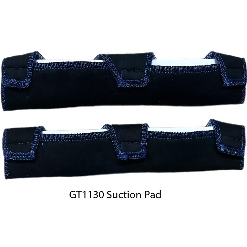 2Pcs Safety Helmet Sweat-Absorbing Pads, Self-Adhesive Anti-Sweat Band Lining, Reusable Helmet Sweat-Absorbing Pads, Comfortable And Breathable 2Pcs black