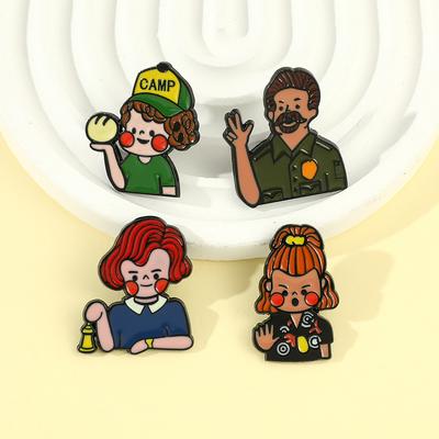 Popular Hot Selling Film and Television Surrounding Stranger Things Stranger Things Metal Badge Brooch