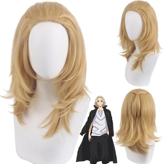 Ran Haitani Rindo Hanemiya Kazutora Manjiro Sano Emma Chifuyu Matsuno Baji Keisuke Tachibana Hinata Cosplay Perücke + Perückenkappe