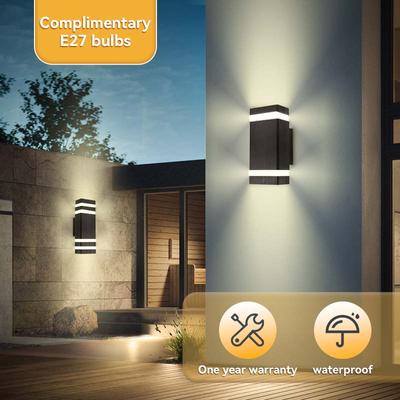 E27 LED Wall Lights Replaceable Bulb Wall Lamps Stairs Bedroom Lighting Corridor IP44 Waterproof Exterior Porch Lamp Home Decor