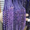Natural Amethyst Round Loose Beads for DIY Jewelry and Bracelets